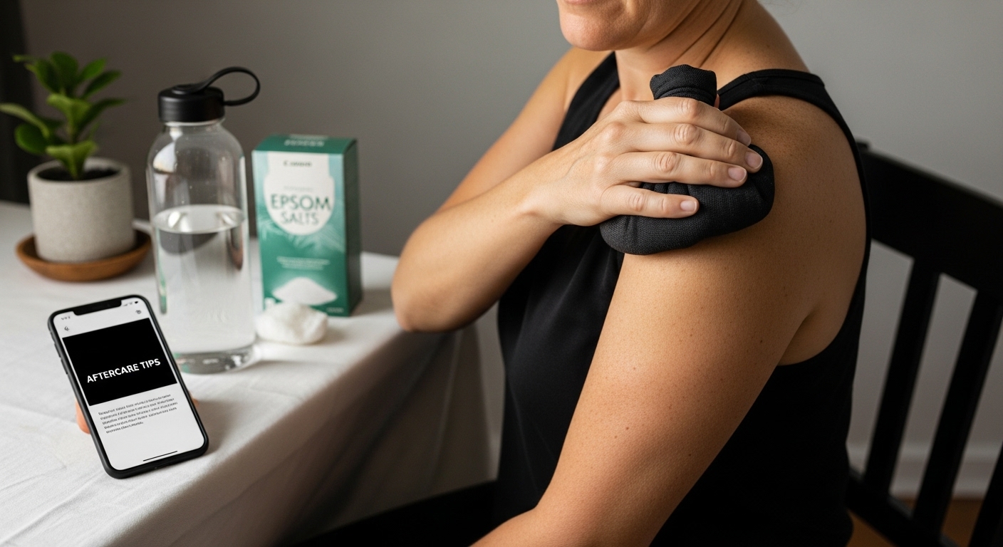 massage aftercare process