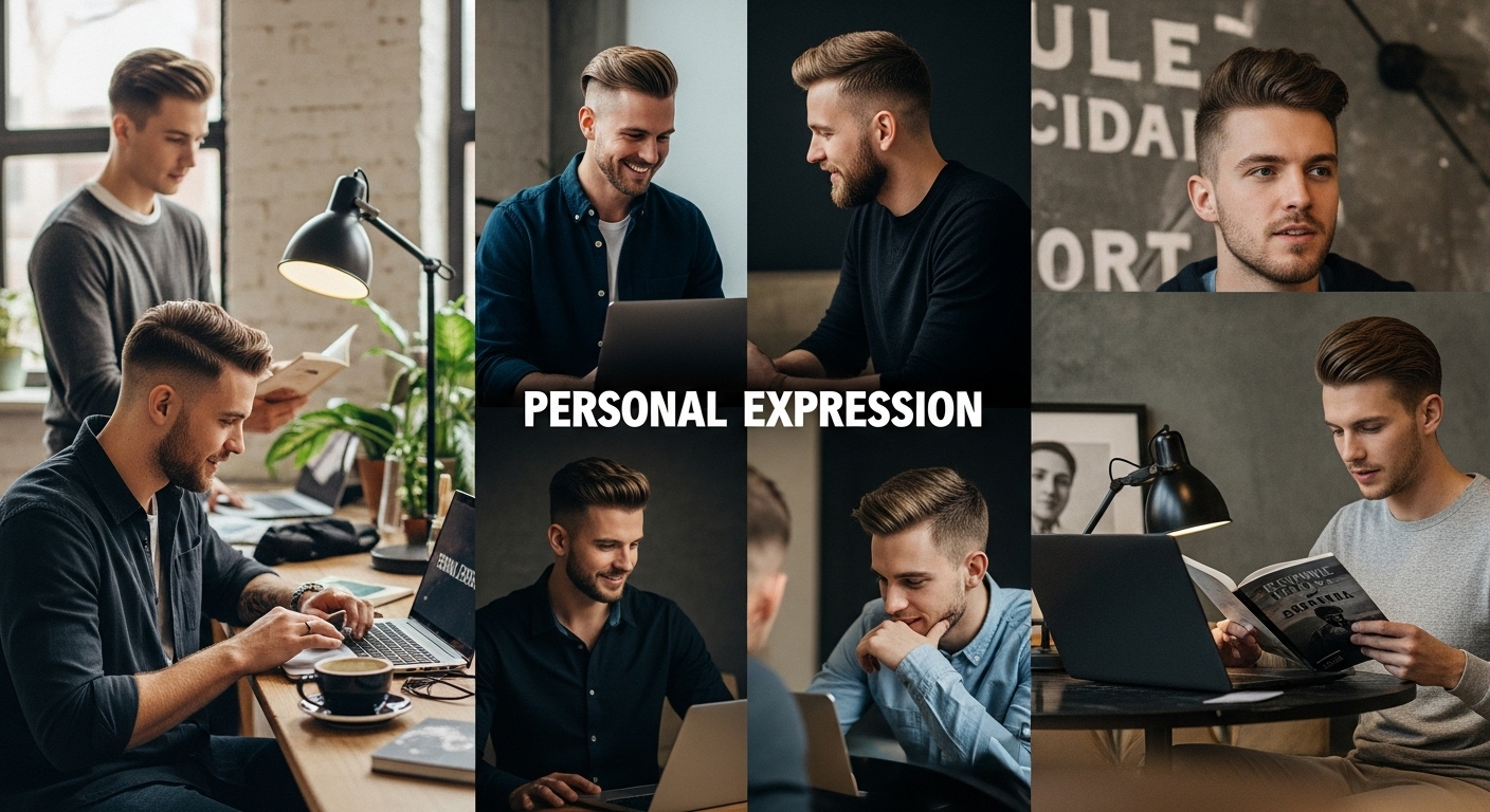 men's hairstyle diversity expression
