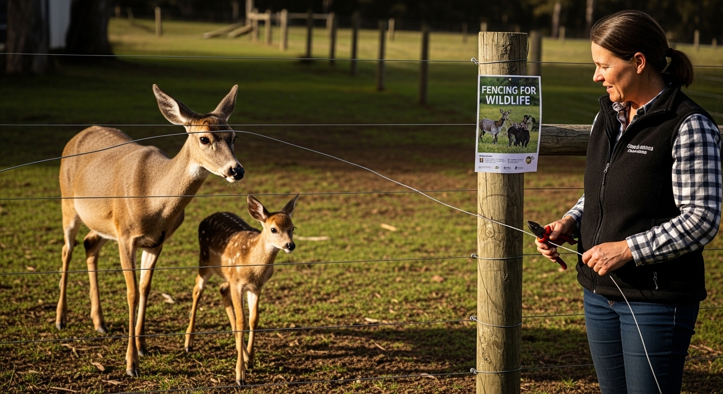 deer friendly fencing realistic