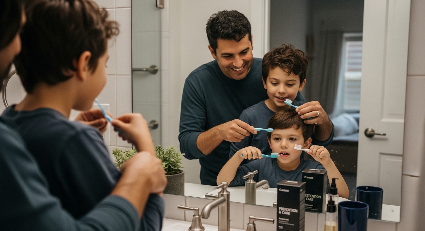 oral hygiene prevention family