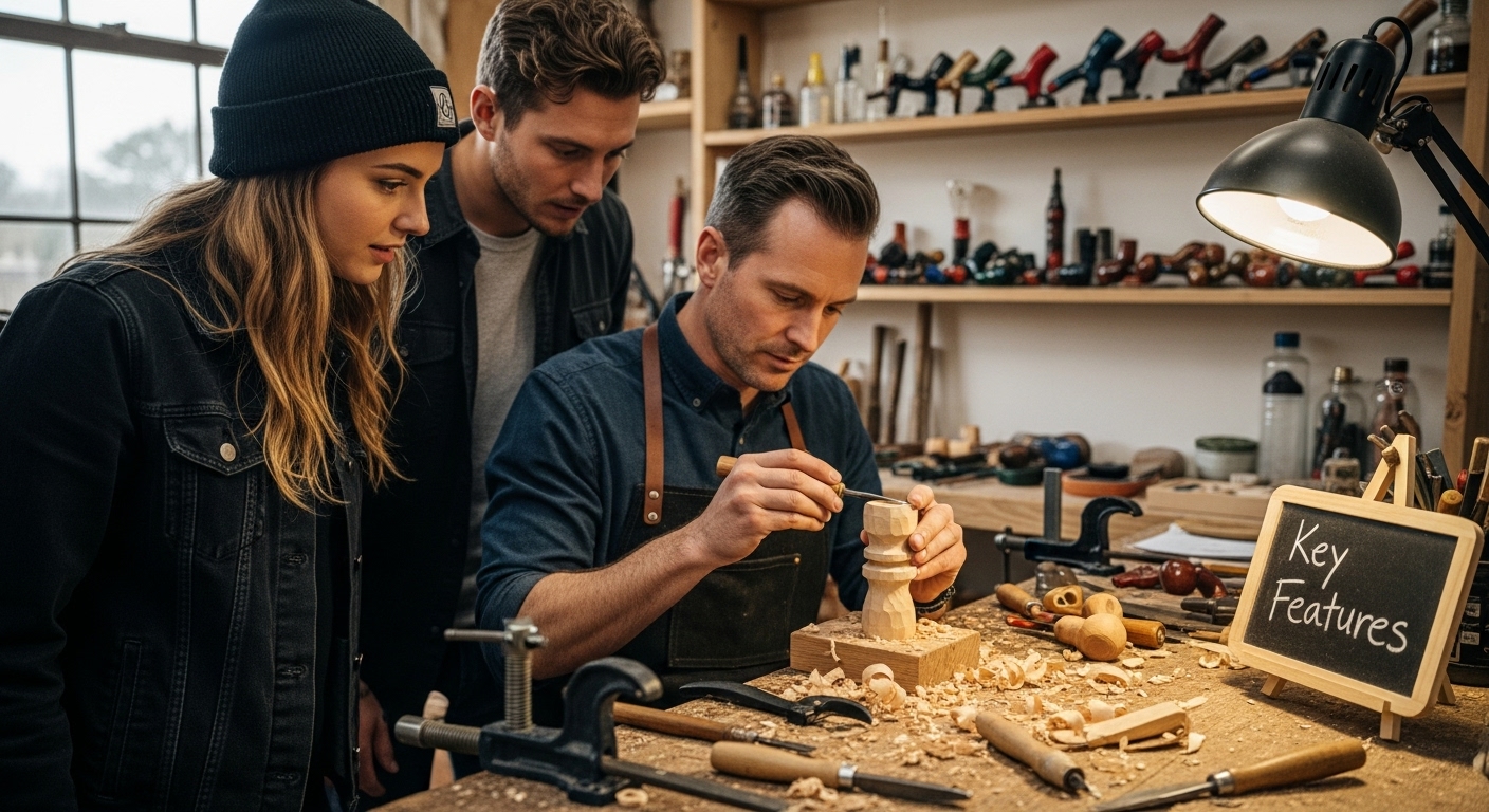 hand pipe design features