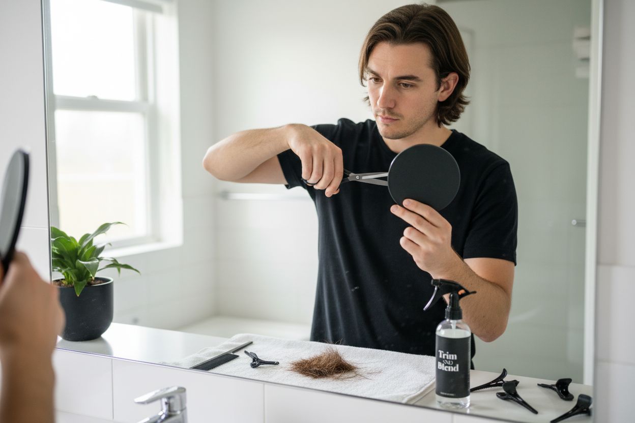bad haircut home trim