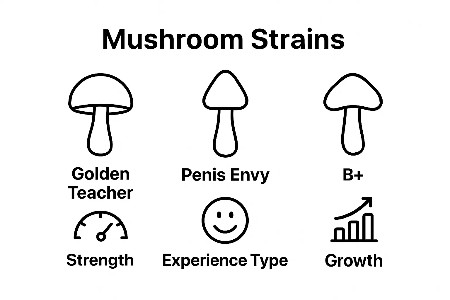 Comparison of three popular psilocybin mushroom strains by effects and potency