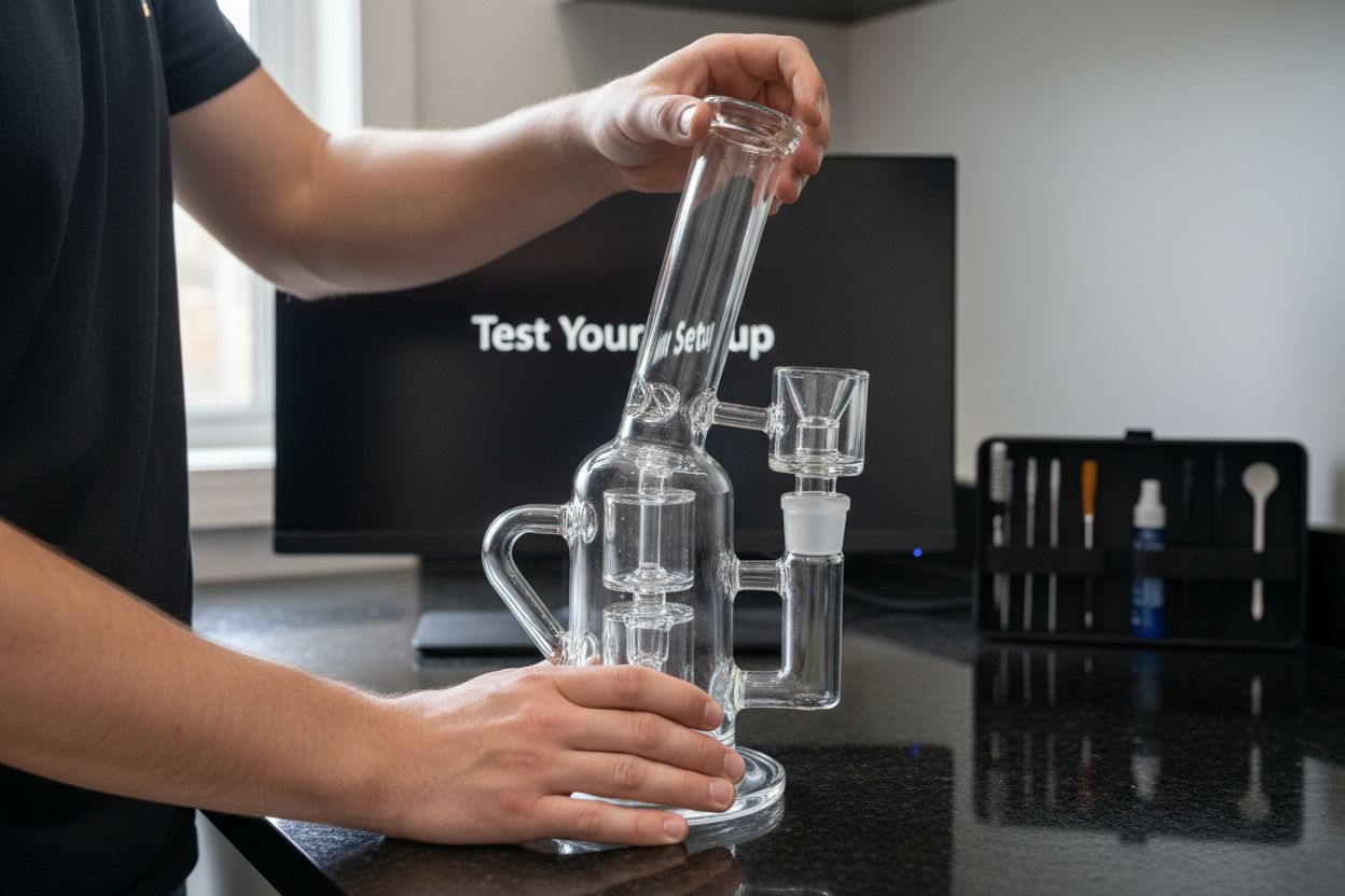 test bong setup