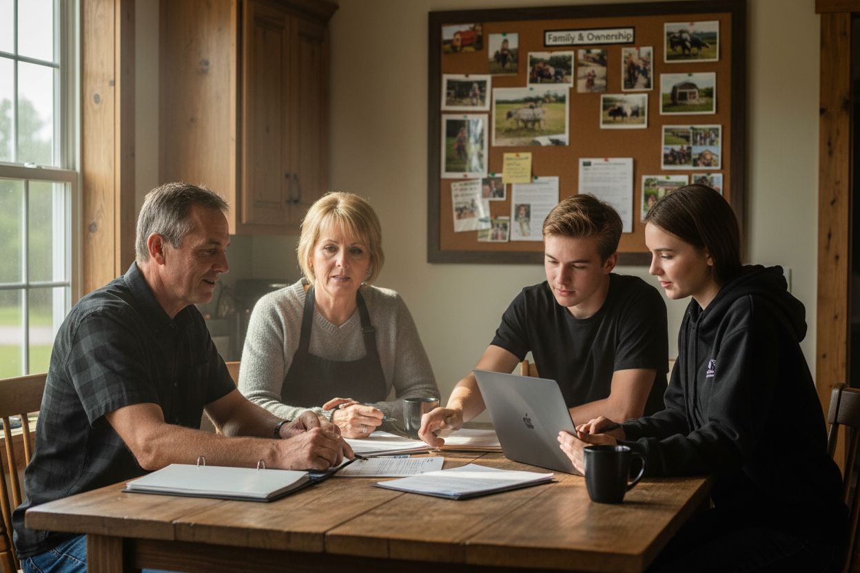 farm family planning meeting