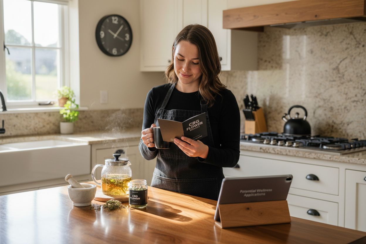 CBG flower, home use, wellness