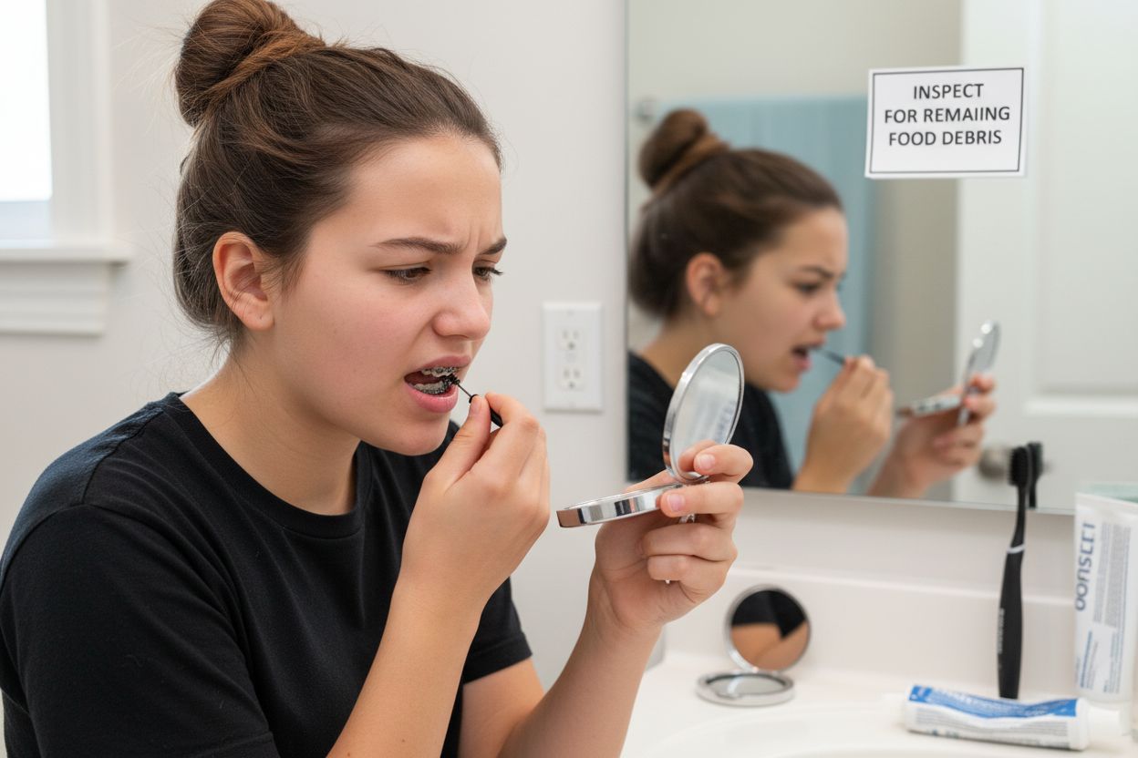 inspect braces cleaning