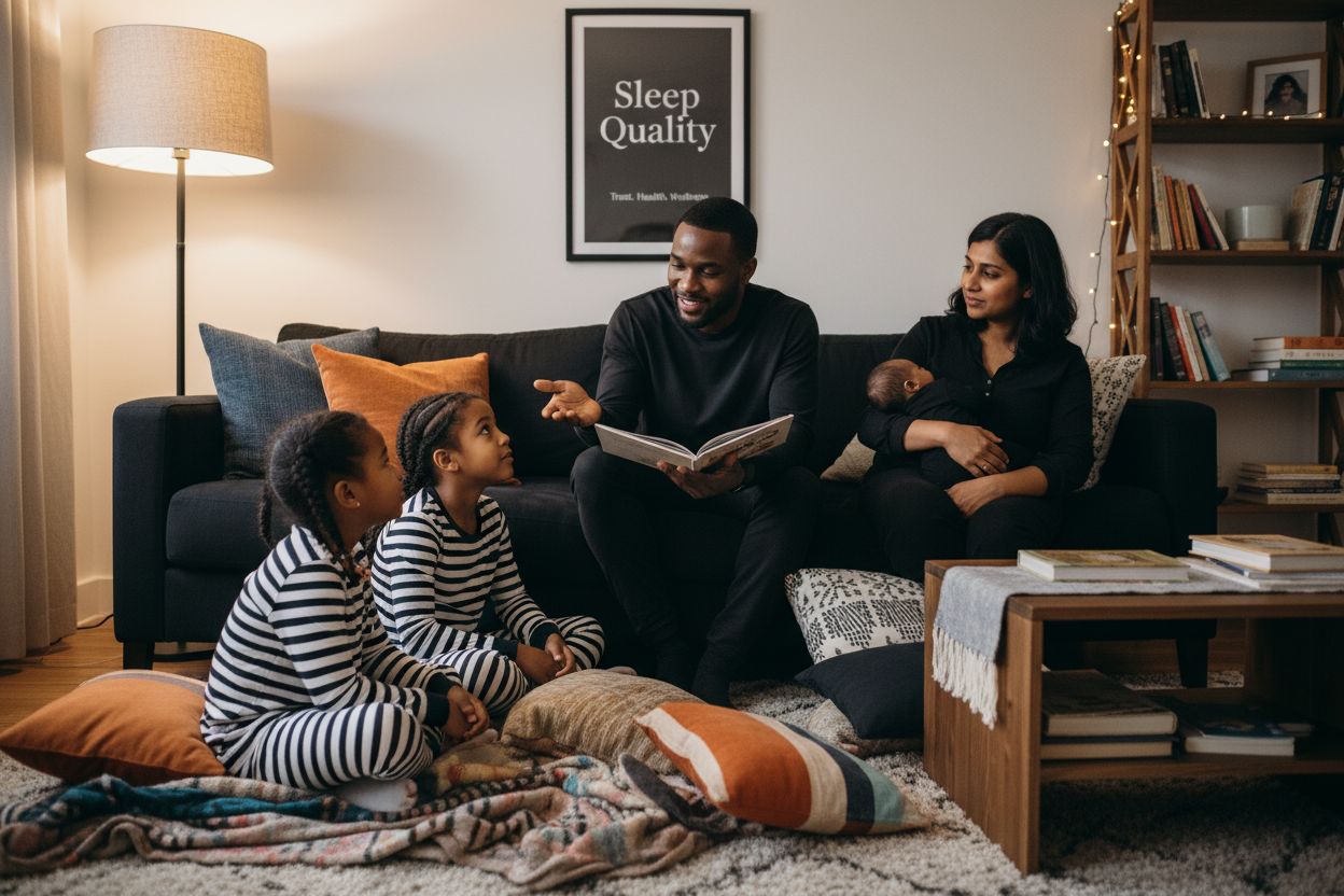 family bedtime sleep quality