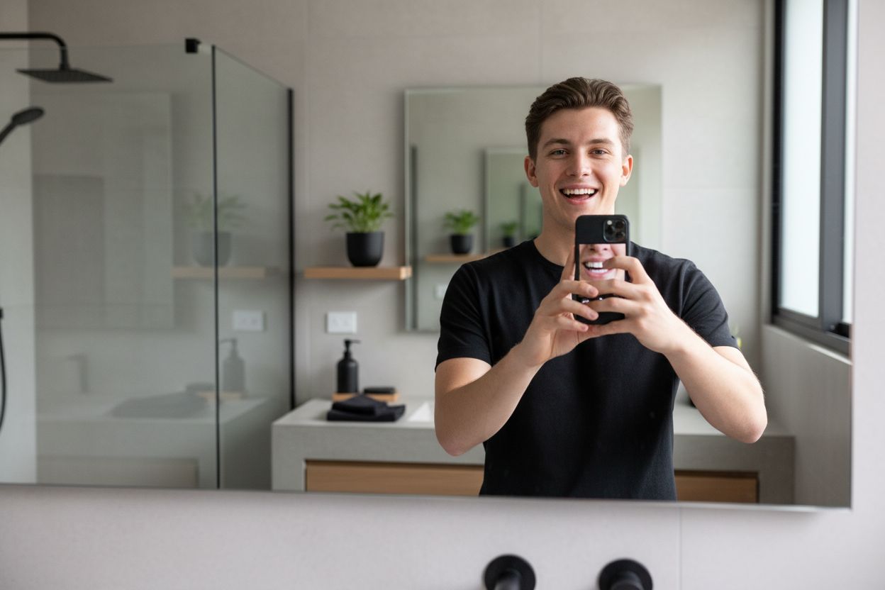self dental photo