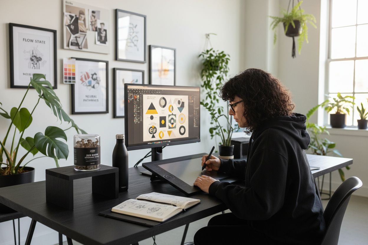microdosing creative workspace