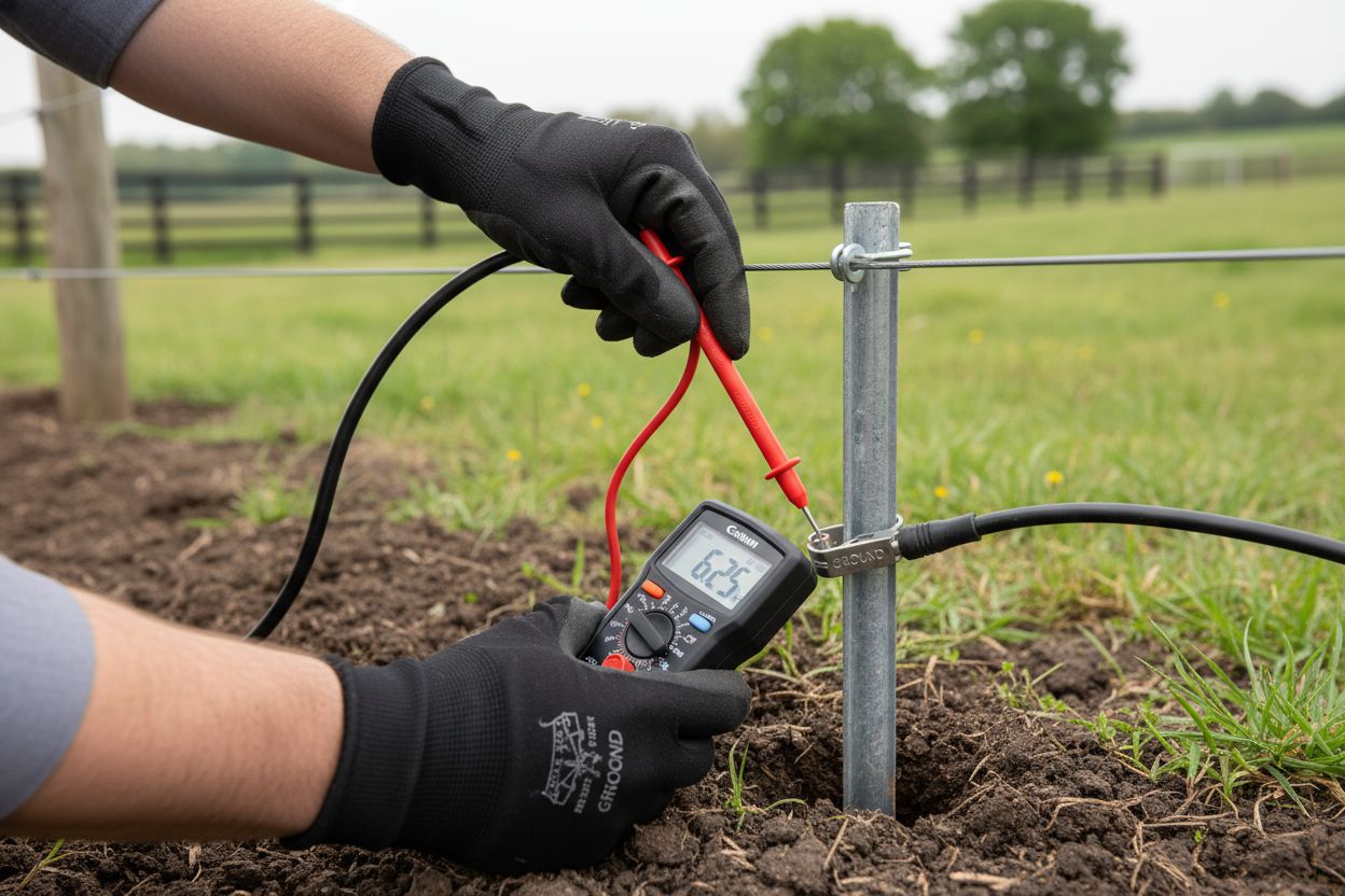 fence grounding testing