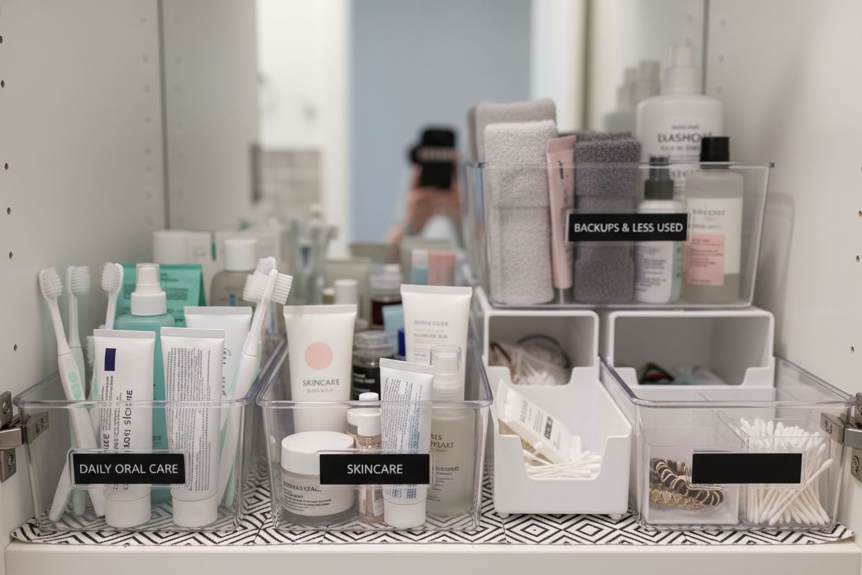 cabinet organization bins