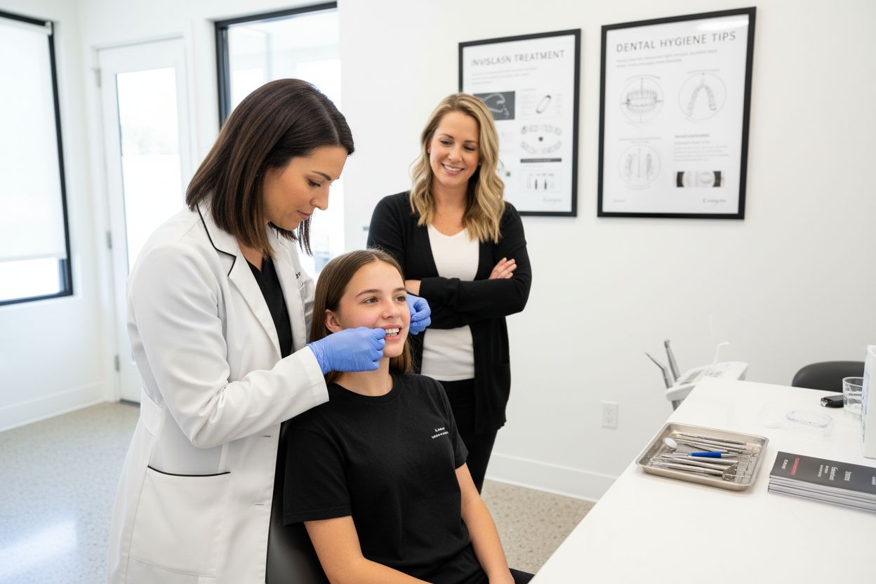 clear aligner application real patient