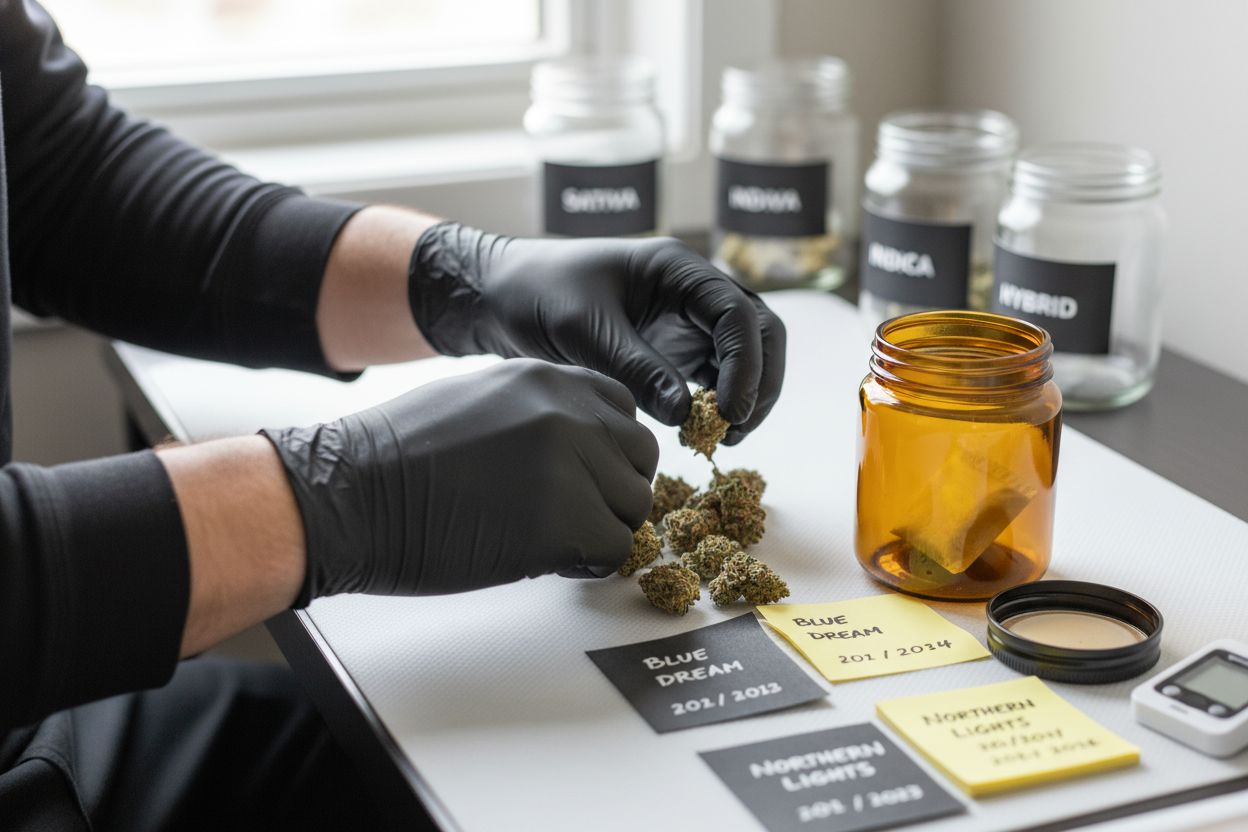 cannabis moisture inspection