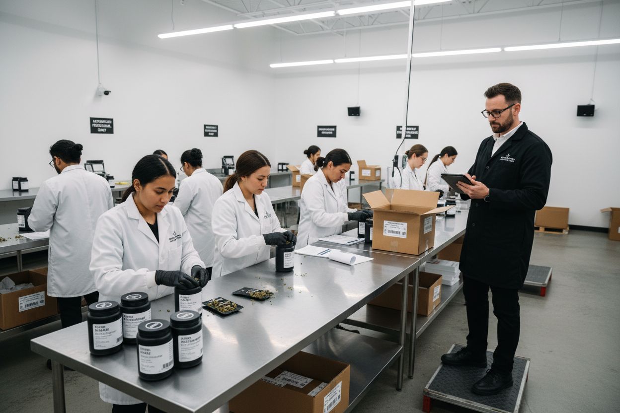 cannabis shipping facility