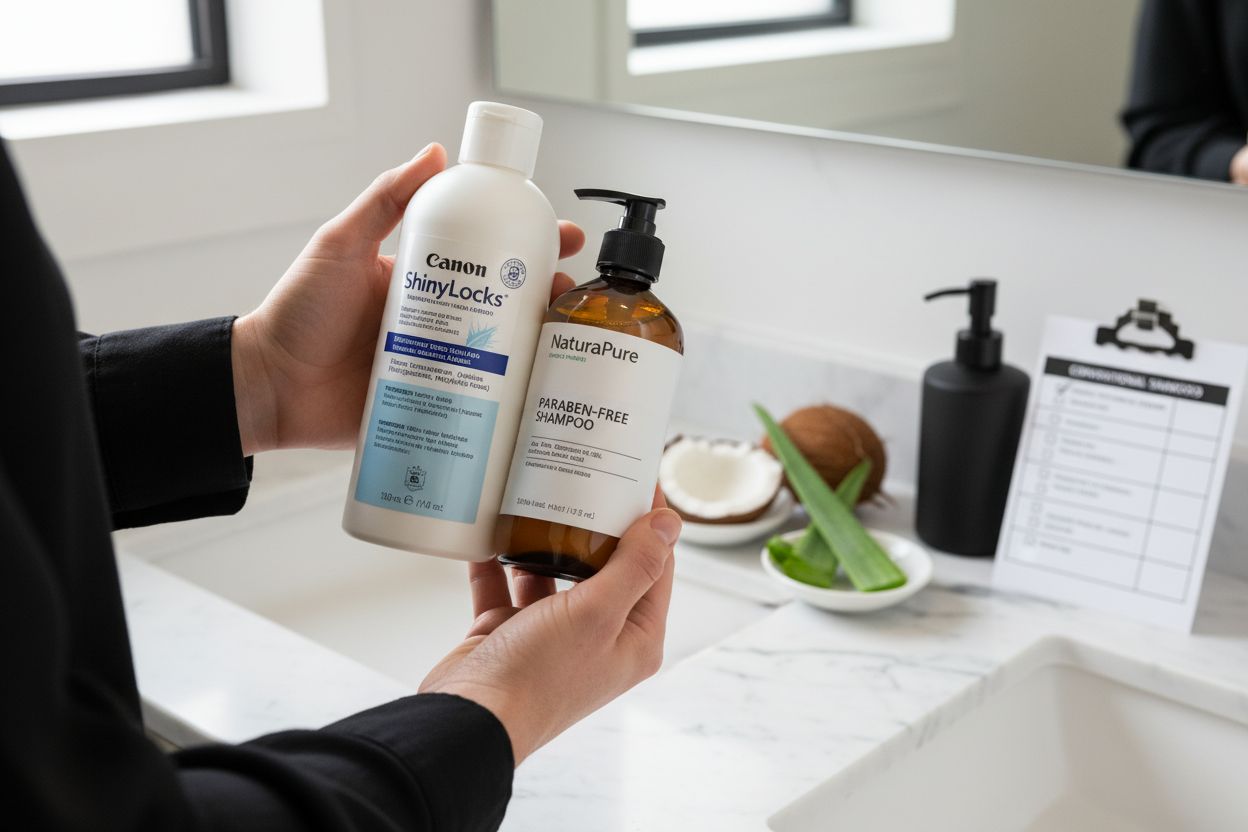 compare paraben-free shampoo