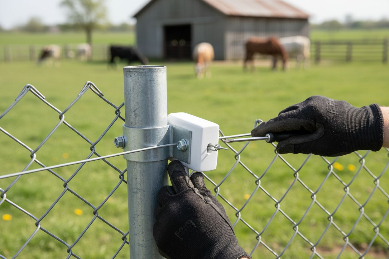 installing chain link insulator