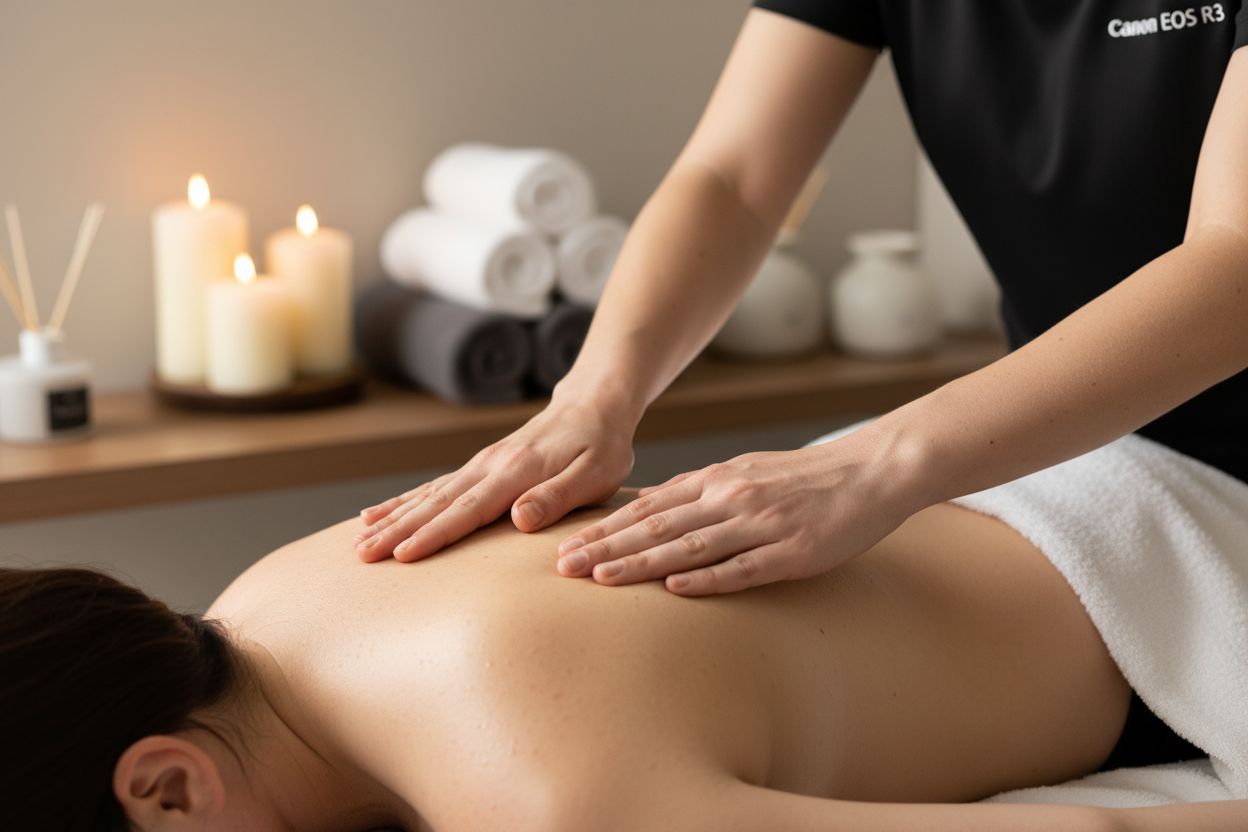 massage technique close-up