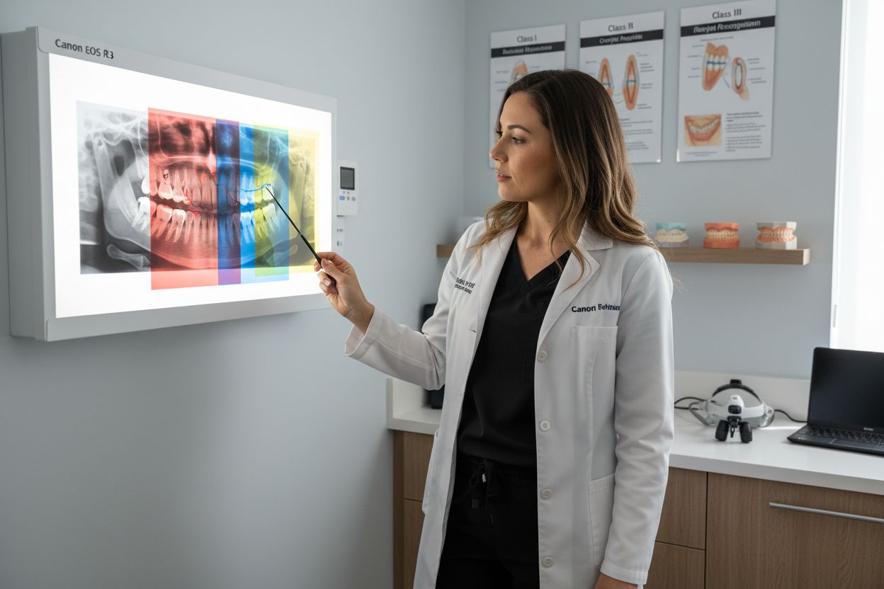 dental X-ray malocclusion