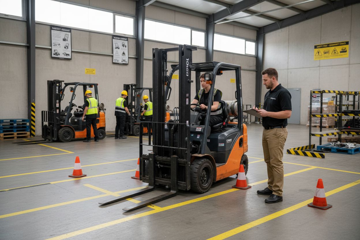 forklift skill practice