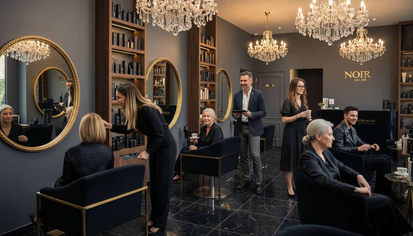 luxury hair salon