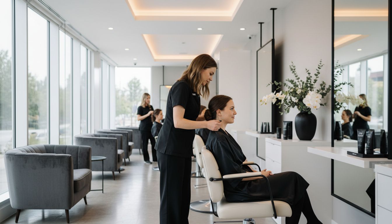 luxury salon interior