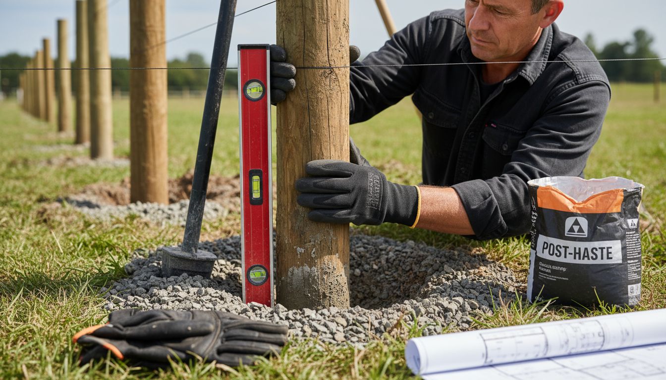fence post installation