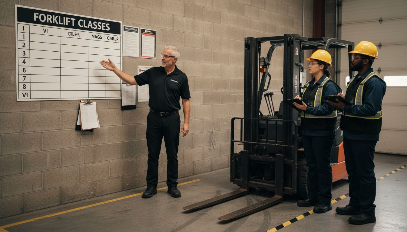 forklift training instruction
