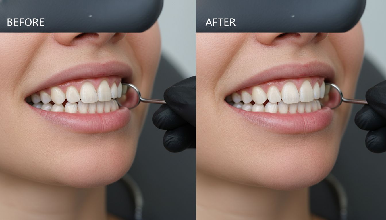 teeth alignment result