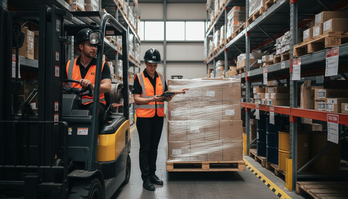 forklift maneuver practice