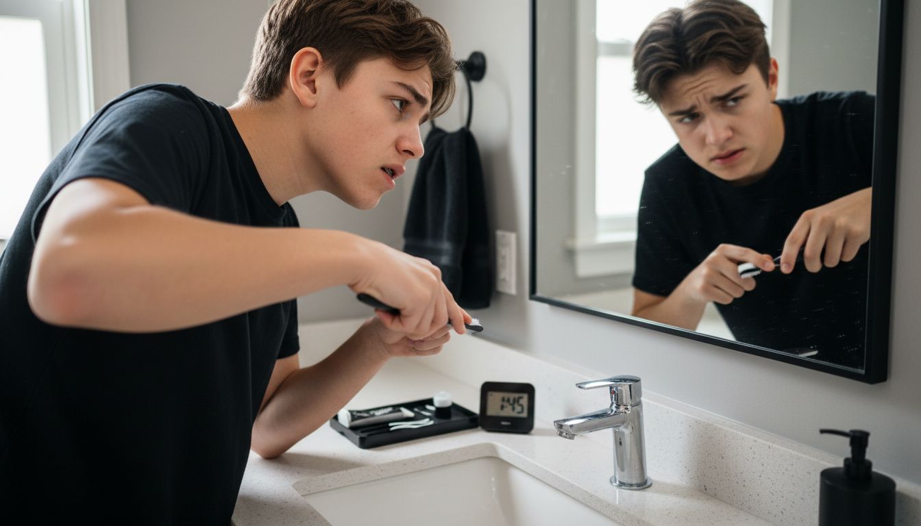 brushing braces technique