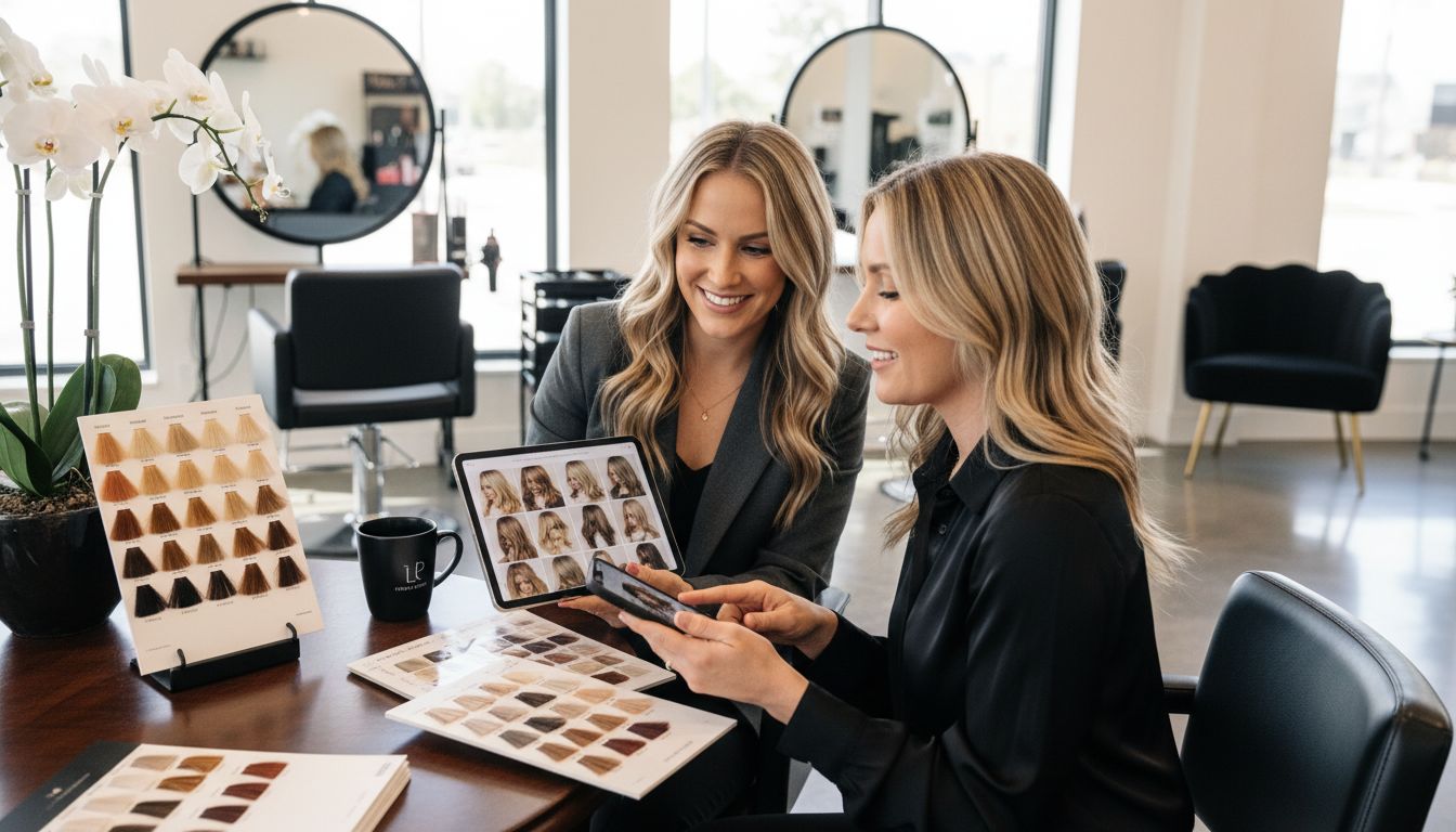 salon consultation balayage