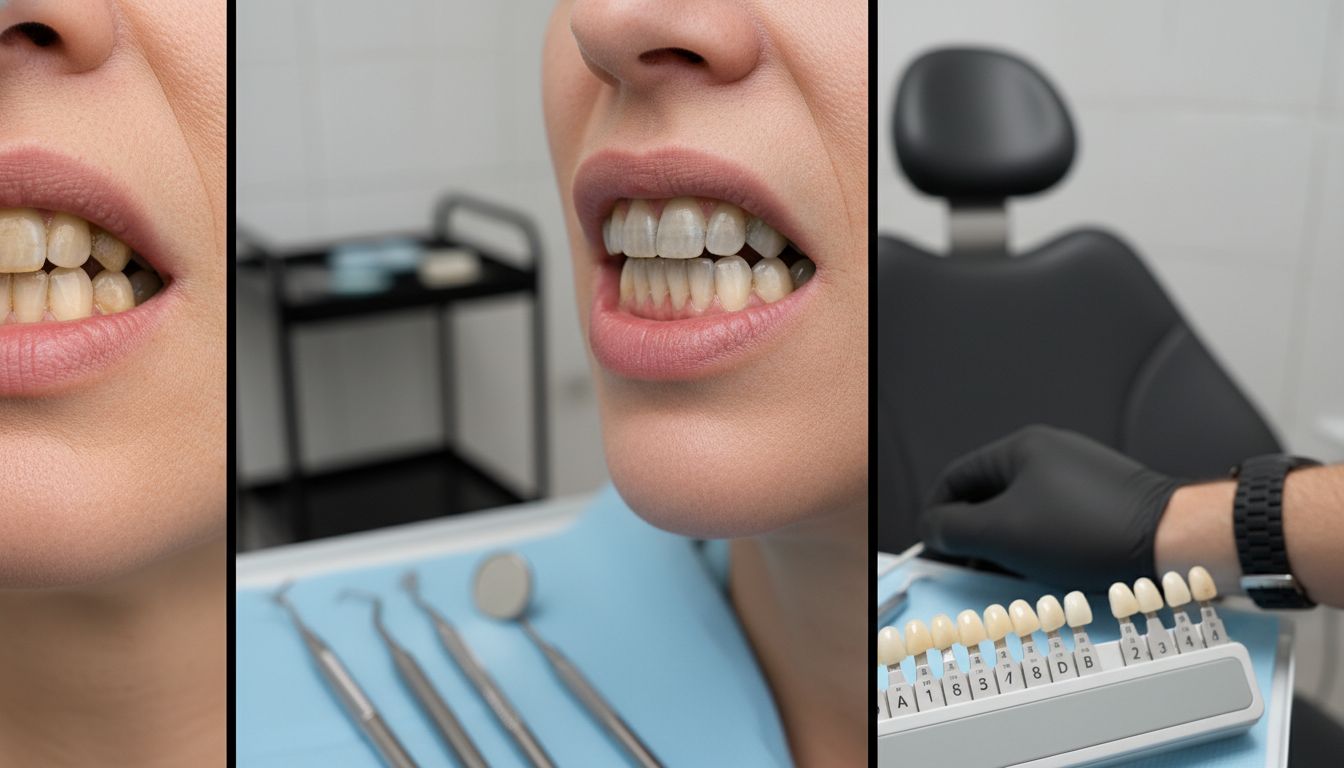 tooth discoloration comparison