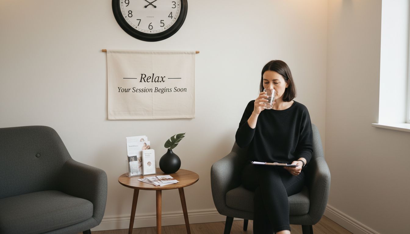 massage session preparation