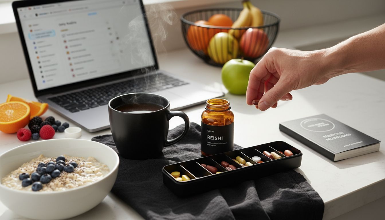 mushroom supplement routine