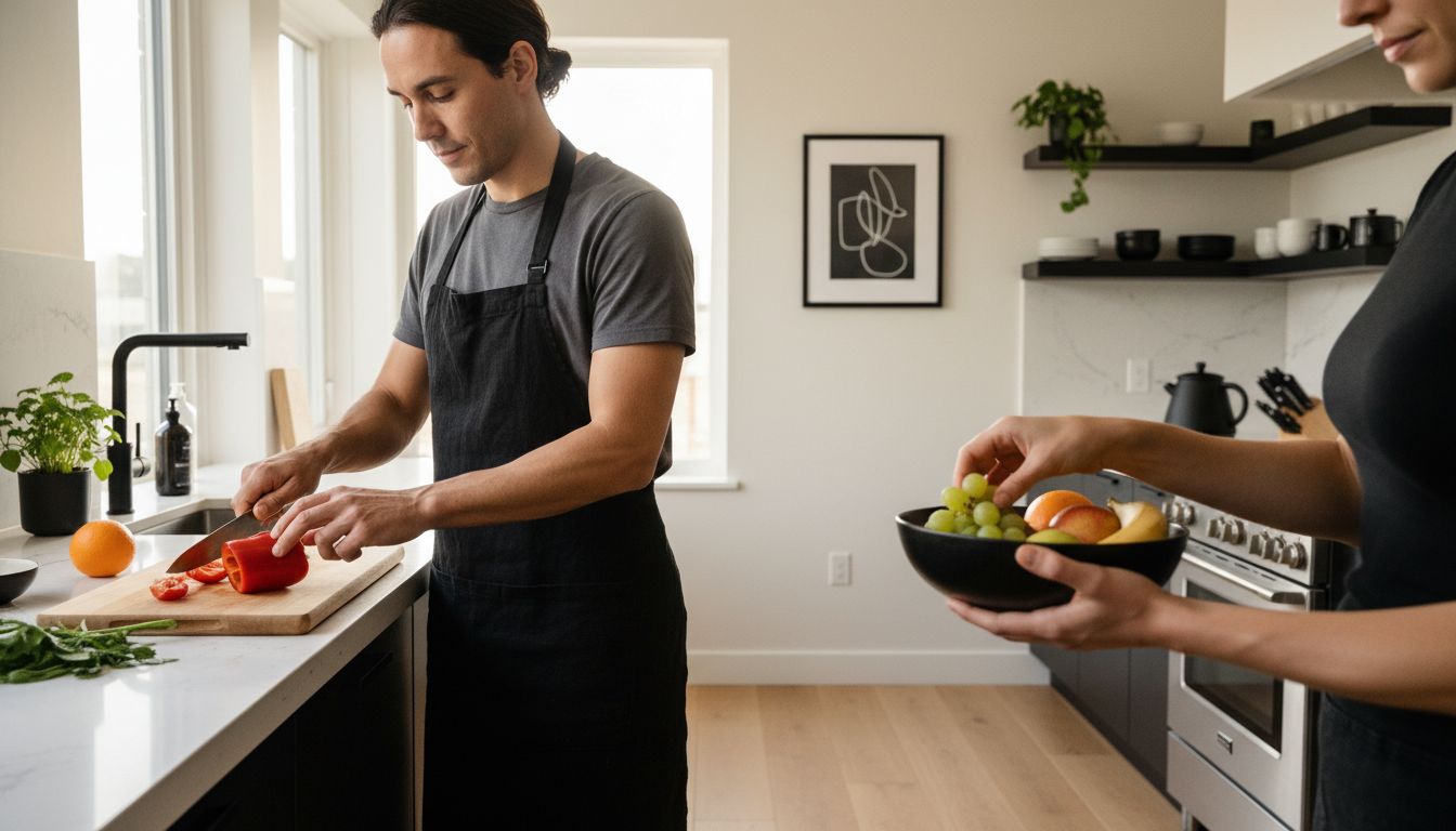 mindful kitchen routine