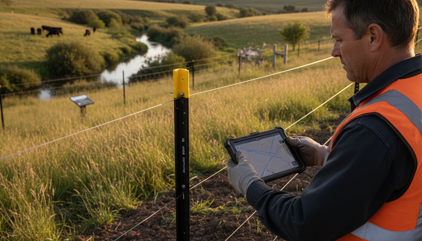 electric fence installation