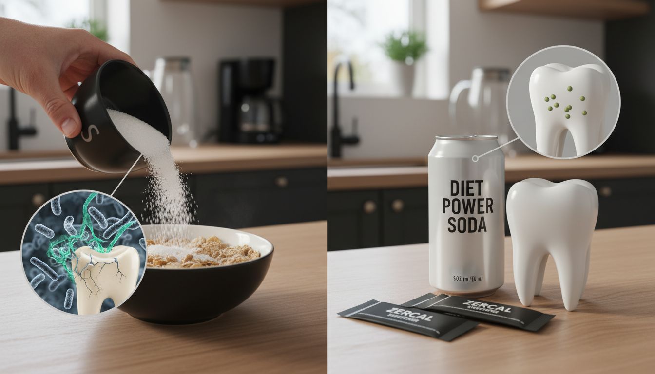 sugar comparison teeth