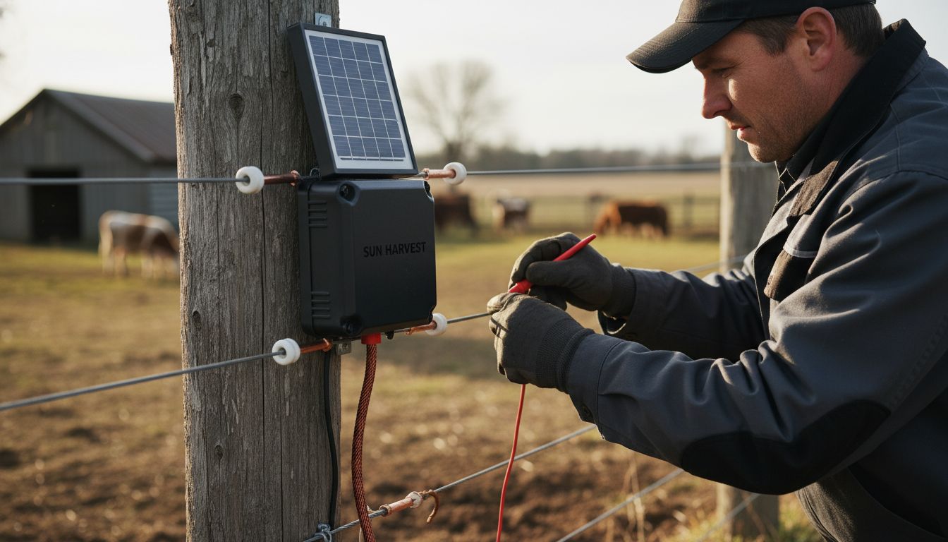 solar fence components