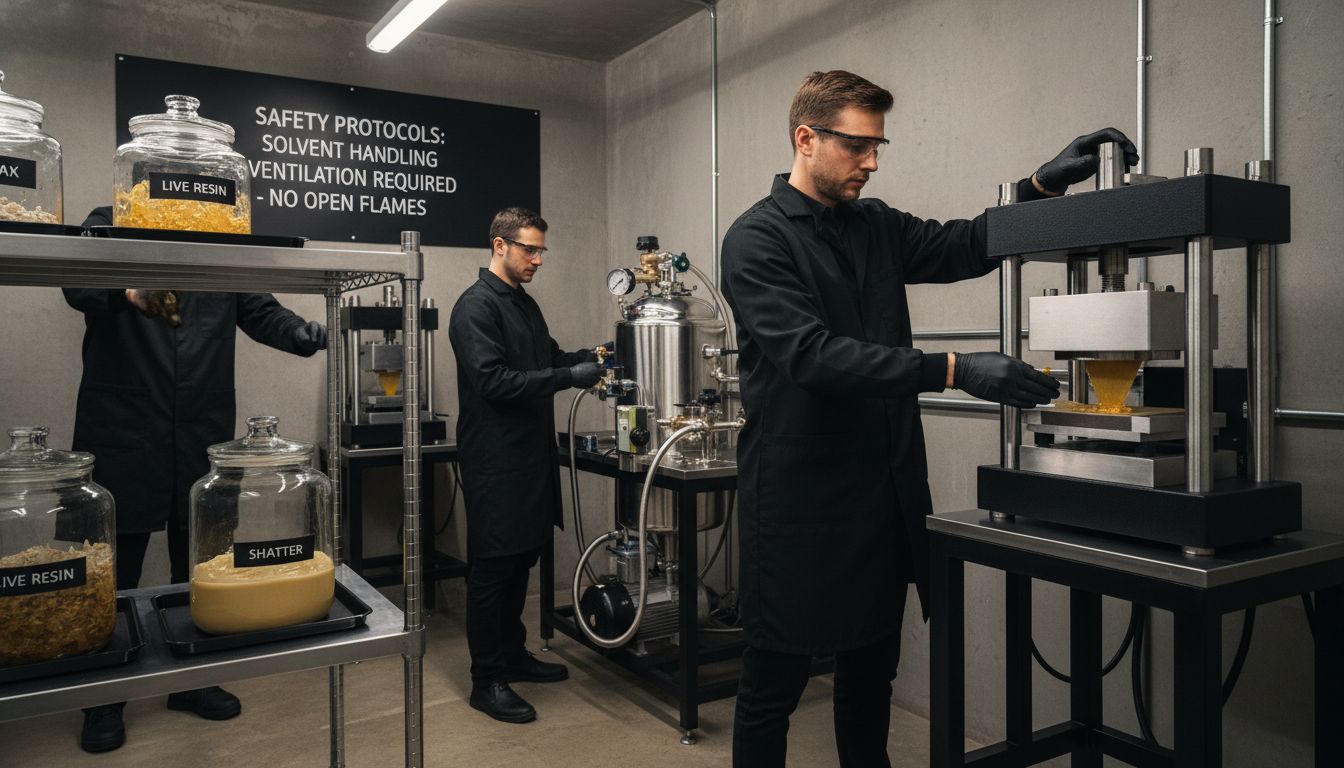 cannabis extraction facility