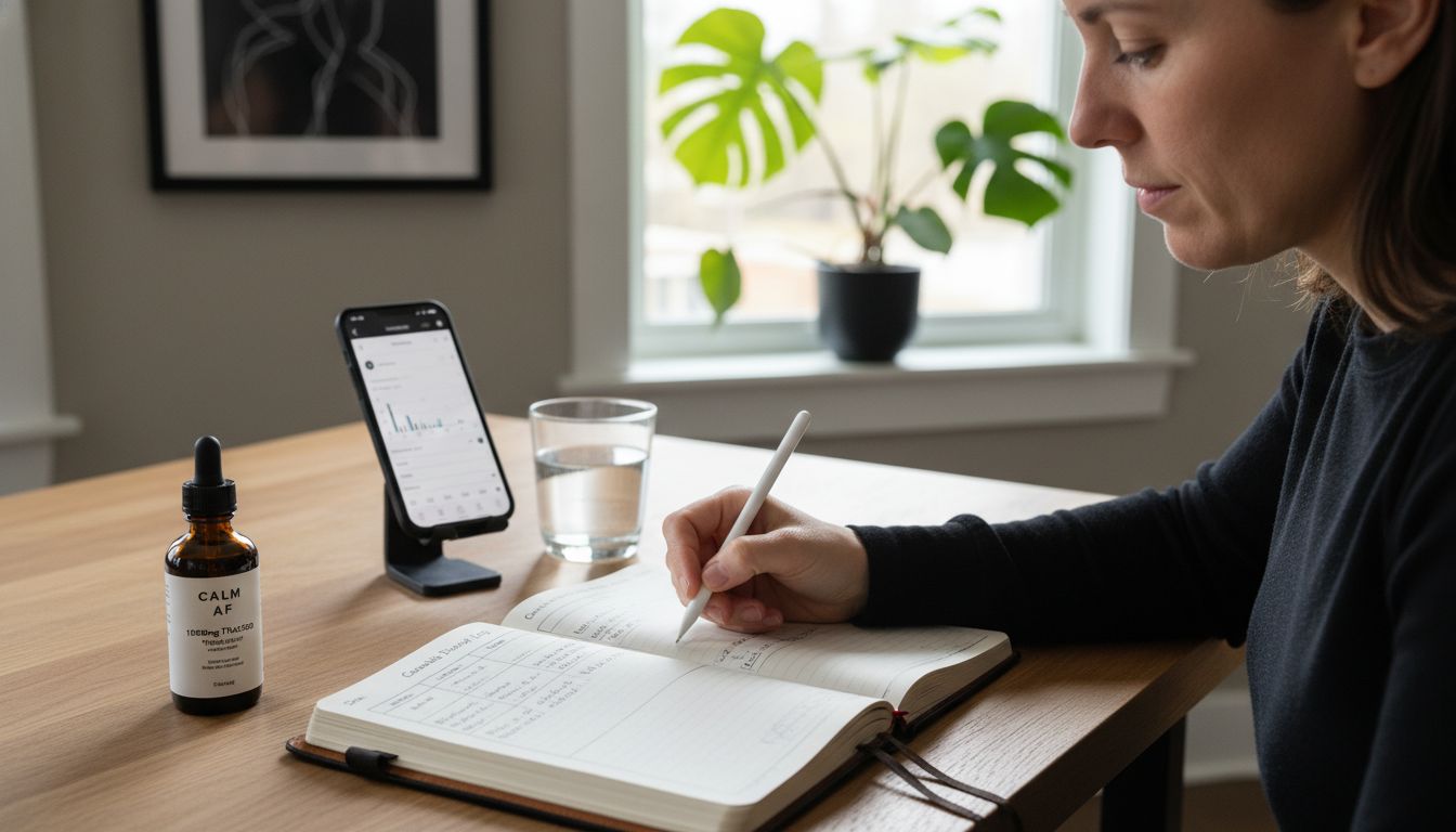 cannabis dosage journaling