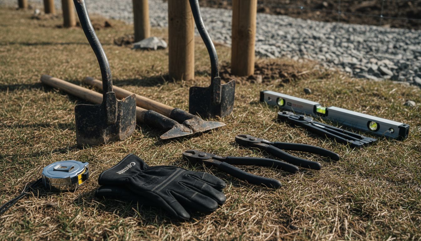 fence installation tools