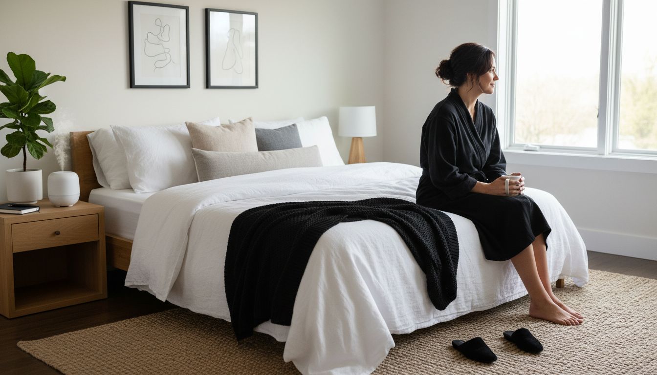 cozy calming bedroom