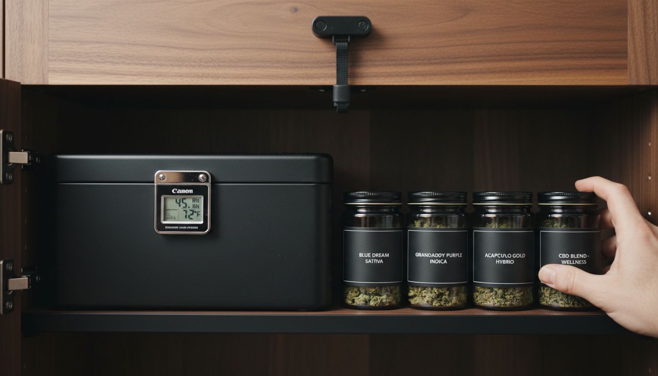 cannabis secure storage