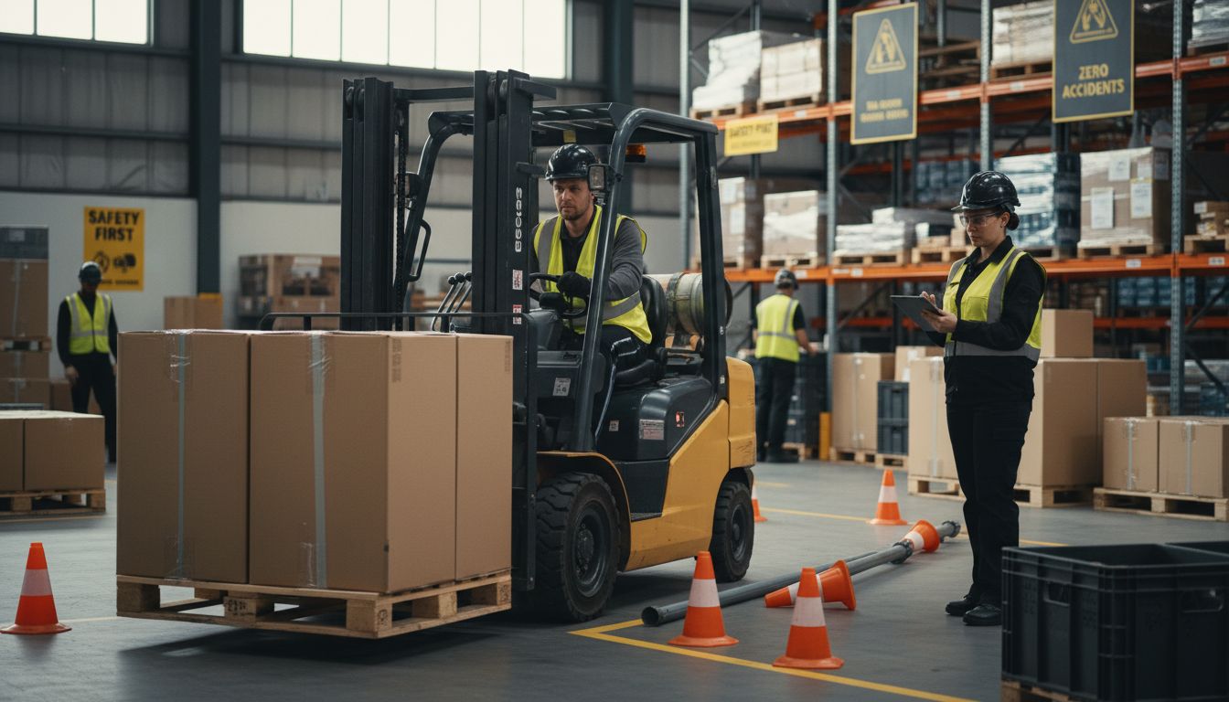 forklift skills demonstration