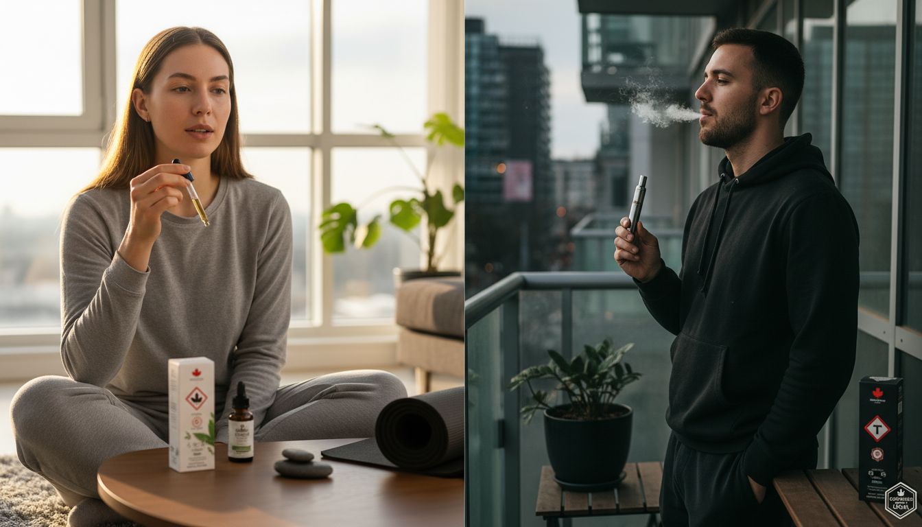 CBD THC uses comparison