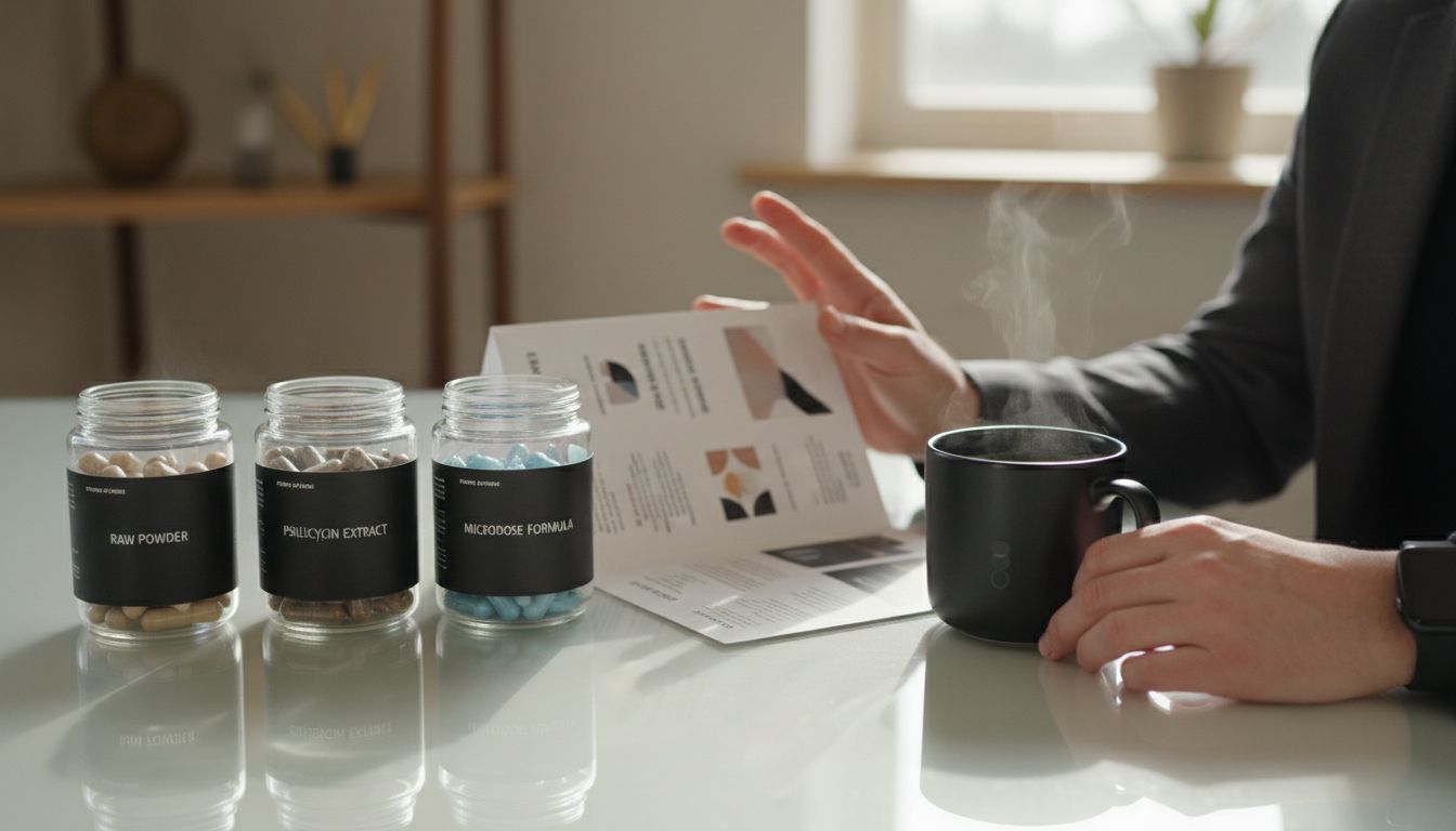 magic mushroom capsule types