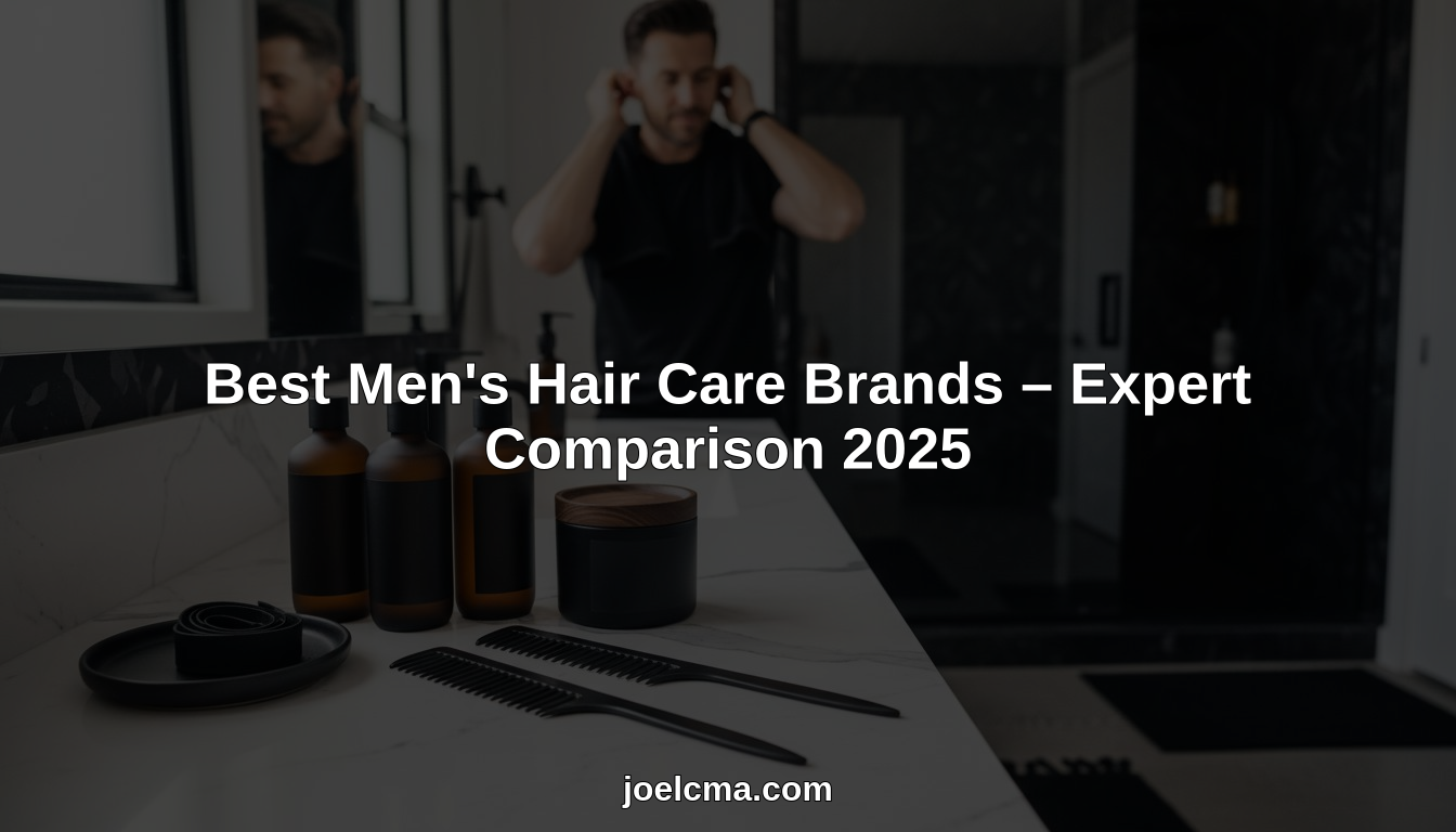 best men's hair care brands hero header image