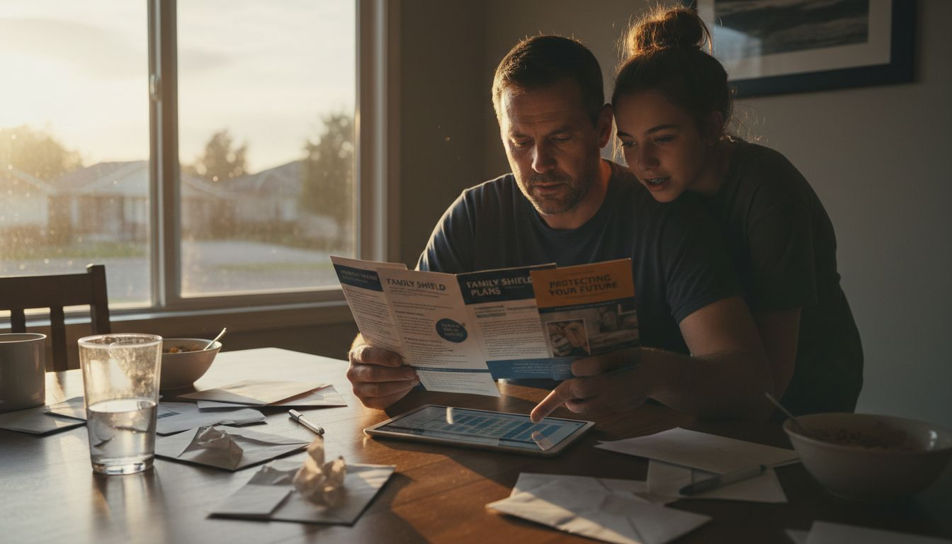 Family discussing dental insurance options for braces