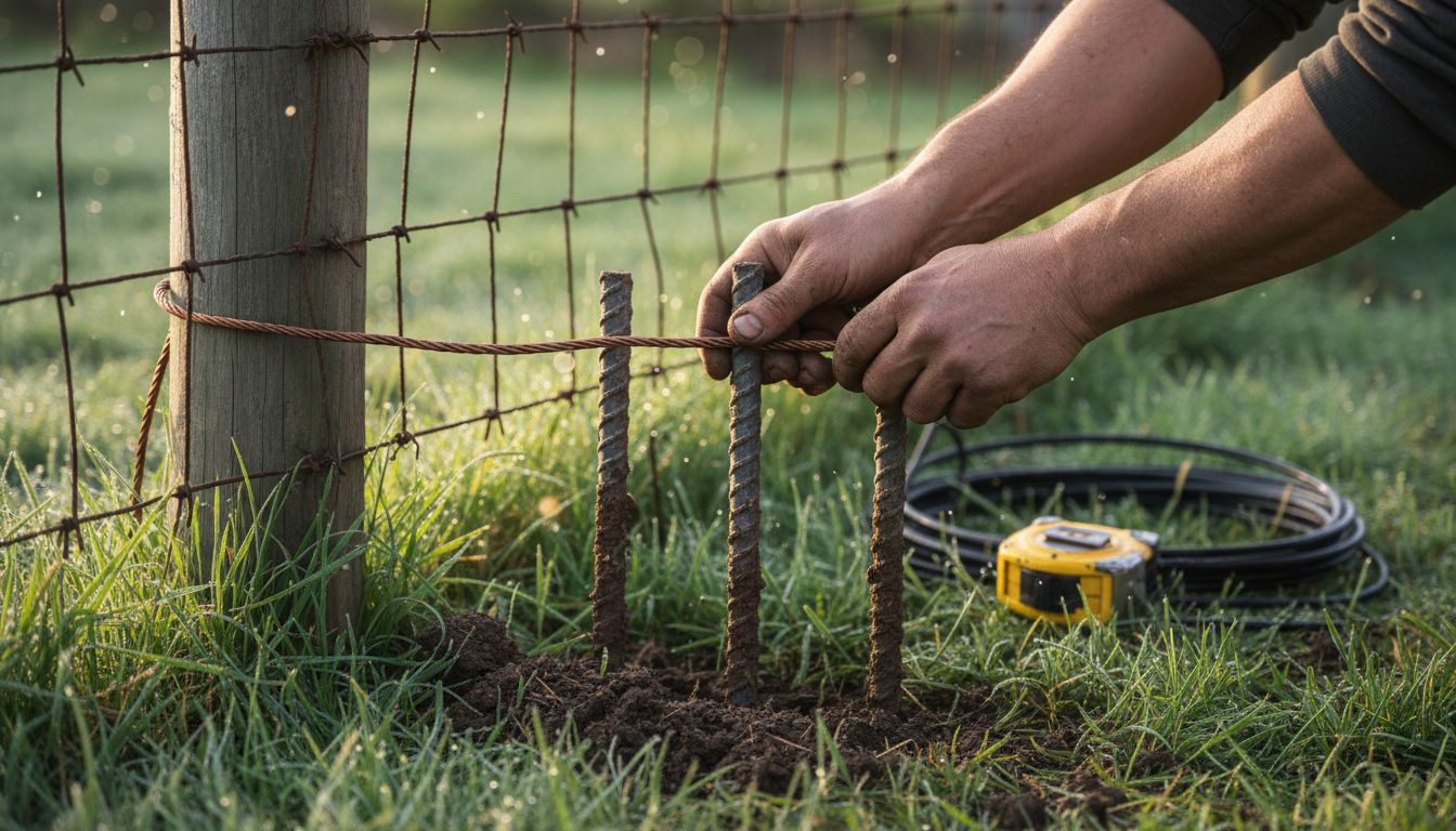 Connecting wire to multiple ground rods